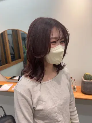 カラー aiko【艶カラー ・ミニモ年内で終了】のヘアスタイル