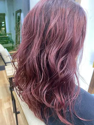 セミロング おおつき ありかのヘアスタイル