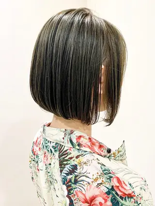 ショート カラー 髪質改善／艶髪特化 /柔らかさ/清水翔矢のヘアスタイル