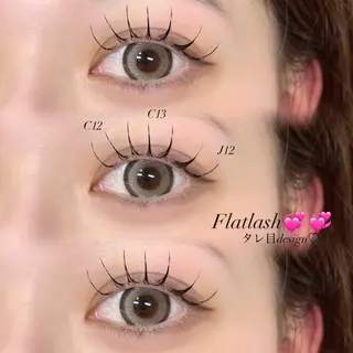 マツエク・マツパ Mell Yuuna ♡パリエク /束感のマツエク・マツパデザイン