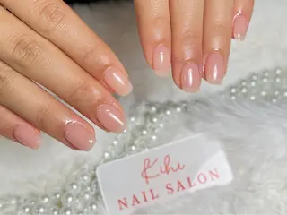 ネイル ユリ🎀長さだし/ パラジェル/持ち込みのネイルデザイン