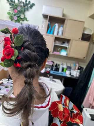 ヘアアレンジ 萱場 利恵のヘアスタイル