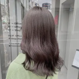 ロング 💍大人デザイン /ハイトーン♡リクトのヘアスタイル