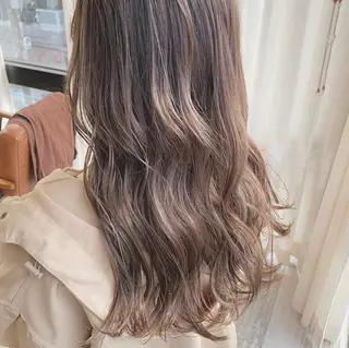 ロング カラー 髪質改善色素改善特化 keiのヘアスタイル