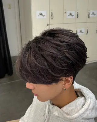 カラー メンズ 河合 澪のヘアスタイル