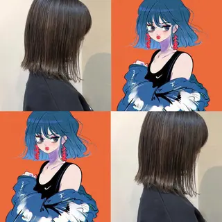 ミディアム レイヤーカット指名 No.1💖マユカのヘアスタイル