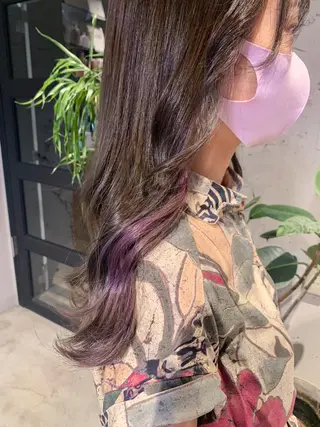 セミロング カラー ヘアアレンジ yuka .のヘアスタイル