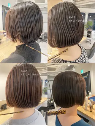 ショート kimito hair design &spa所属・丸みボブ　ショート ｍａｎａｍｉのヘアスタイル