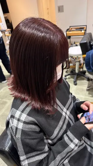 カラー 杉田 理胡のヘアスタイル