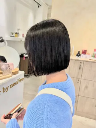 ショート ボブ/美髪矯正 /佐藤　奈巳のヘアスタイル