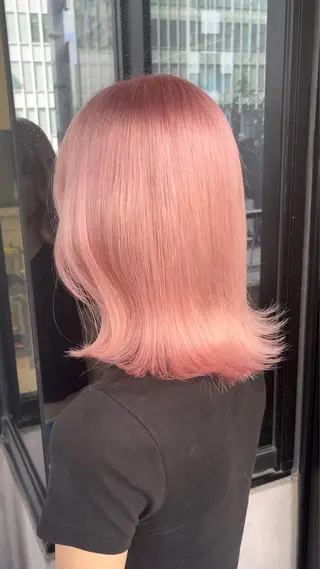 ミディアム カラー 高島大登/顔周り /レイヤーカットのヘアスタイル