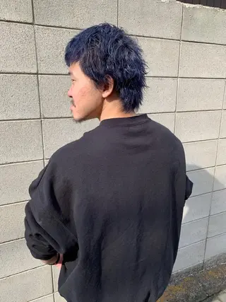 ショート カラー メンズ tonari 梅田、中崎町のヘアスタイル