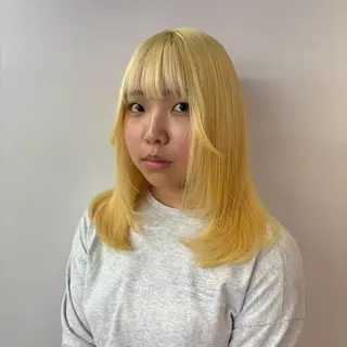 ロング カラー Ren. 🦋デザインカラーのヘアスタイル