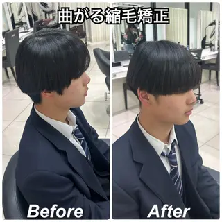 ショート 【縮毛矯正/レディー スカット】美涼🎀のヘアスタイル