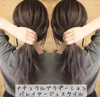 ロング カラー テトネ タカシのヘアスタイル