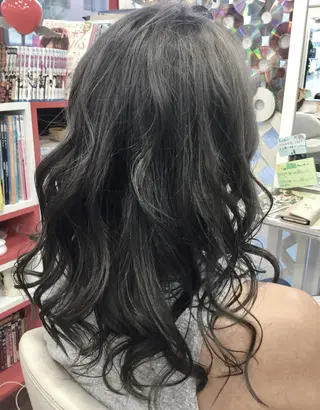 ミディアム 加藤 直樹のヘアスタイル