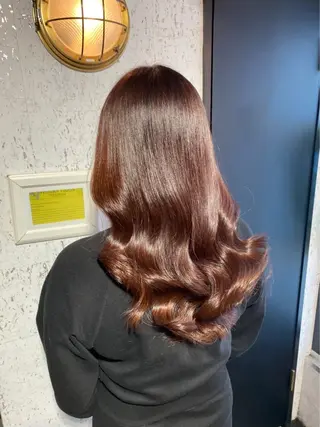 ロング 艶カラー美髪縮毛矯正 /髪質改善✨️ユウキのヘアスタイル