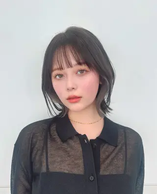 ミディアム カラー パーマ 🍀本格ヘッドスパ 👑髪質改善🍀英司のヘアスタイル