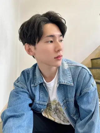 ショート カラー 【メンズ】 shelterのヘアスタイル