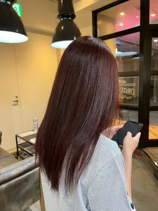 セミロング be'leef.ric所属・beleefric 🩵チセのヘアスタイル