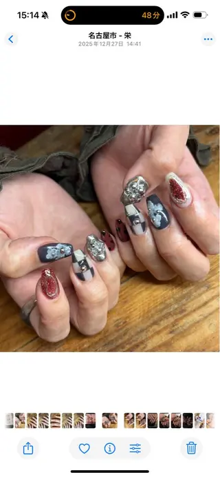 ネイル NailLife🌿 矢場町Maiアートのネイルデザイン