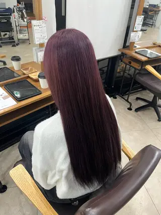 ロング カラー 橋本 萌々香のヘアスタイル