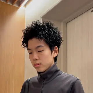 ショート カラー メンズ メンズバレイヤージュ 🔥メンズカット🔥のヘアスタイル