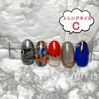 ネイル three Nail&Eyeのネイルデザイン