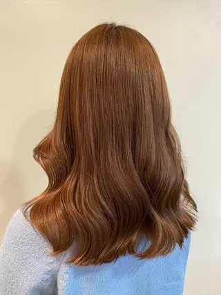 セミロング カラー knock【ノック】所属・烏丸韓国ヘア🇰🇷 ayaka🎀のヘアスタイル