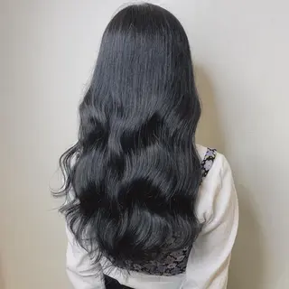 ロング カラー パーマ ヘアアレンジ メンズ キッズ ネイル マツエク・マツパ オリーブカラー 特化　　kaiのヘアスタイル