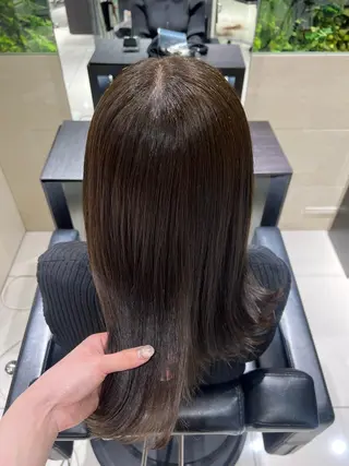 ミディアム カラー 🧊🪞透明感カラー himeのヘアスタイル