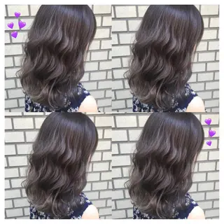 ミディアム カラー 韓国ヘア得意❤︎森澤 悠佳のヘアスタイル