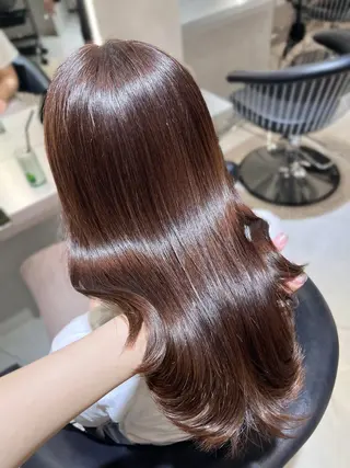 セミロング 韓国レイヤー×モテ髪 /MITSUKI🤍のヘアスタイル