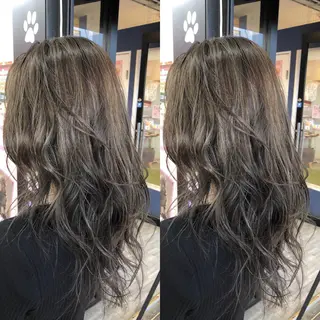 ミディアム カラー JILBLAN京都 ショート/ハイライトのヘアスタイル