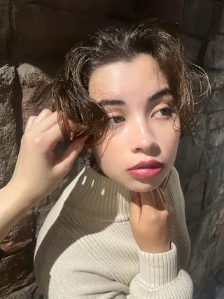 ショート パーマ MINX 野村実莉 カット/パーマのヘアスタイル