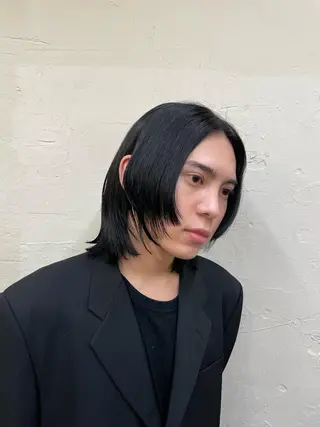 ミディアム ︎︎ yoshikiのヘアスタイル