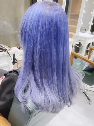 ロング カラー ヘアアレンジ 𝐑𝐈𝐍𝐊𝐀 🐣🩷のヘアスタイル