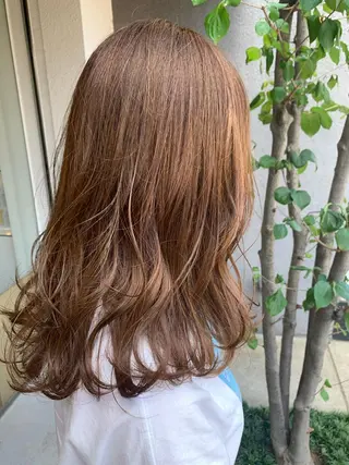 ロング カラー 大平 京佳のヘアスタイル