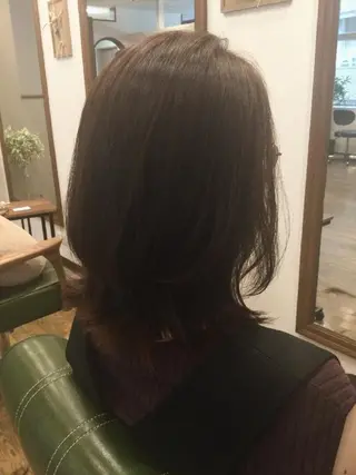 ミディアム 【gene 高円寺】 成沢　仁臣のヘアスタイル