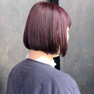 ミディアム カラー 比嘉 陽のヘアスタイル