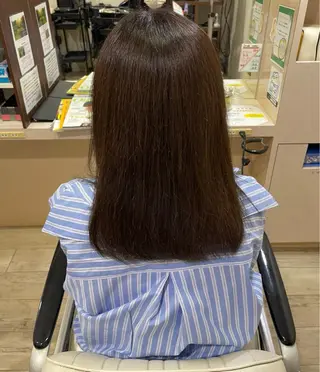 セミロング HAIR/MAKE act ISM所属・星野 里奈のヘアスタイル