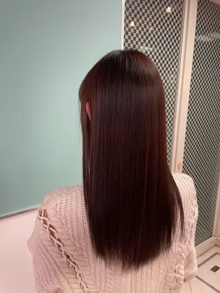 ロング 前田圭哉／ストレート ／艶髪／艶カラーのヘアスタイル