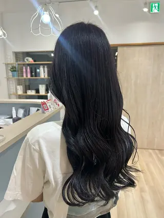 ロング カラー キッズ 佐原 未依奈のヘアスタイル