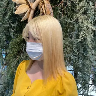 セミロング カラー 平野葵🎀 hair/nailのネイルデザイン