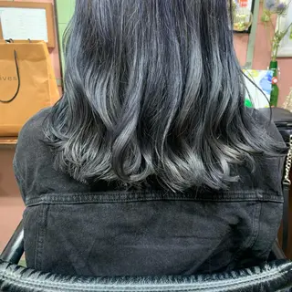 セミロング カラー chouette/ 根本優希のヘアスタイル