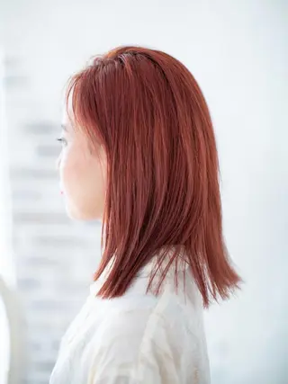 ミディアム カラー ヘアアレンジ 北九州美容室 🕊️わかな✂︎のヘアスタイル