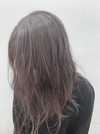 ロング カラー 🌿nudeカラー/ レイヤー/藤原🌿のヘアスタイル