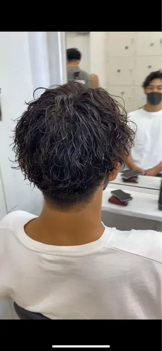 ショート パーマ メンズ dot.グループ指名 No.1橋本滉太のヘアスタイル