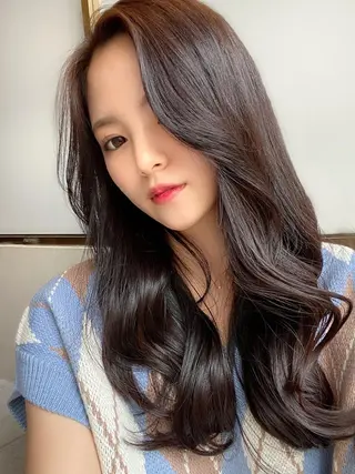 ロング 韓国ヘア🇰🇷髪質 改善たけるのヘアスタイル