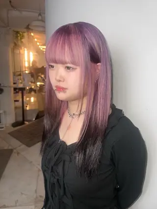 ロング AIRA/ブリーチ ‪/透明感カラーのヘアスタイル